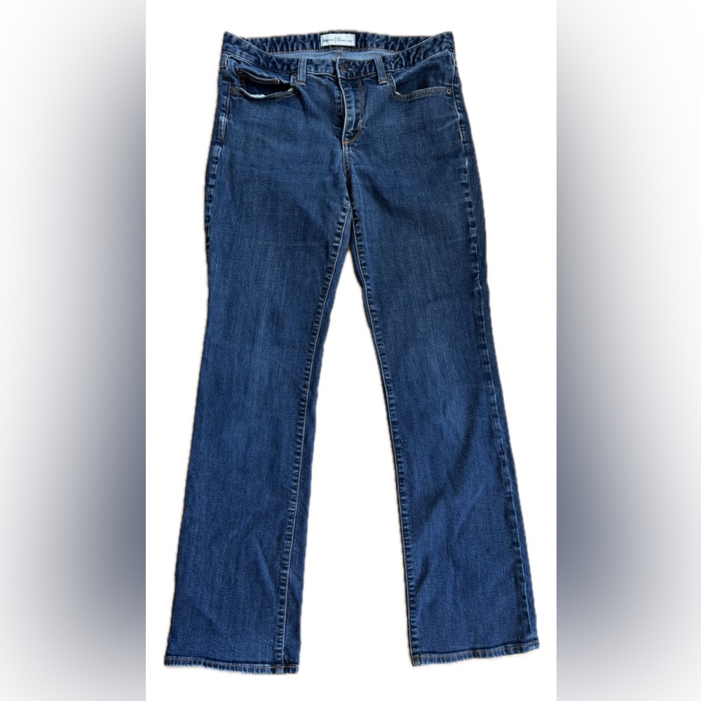 Gap 1969 Perfect Boot Dark Wash Mid-Rise Jeans - Size 29R